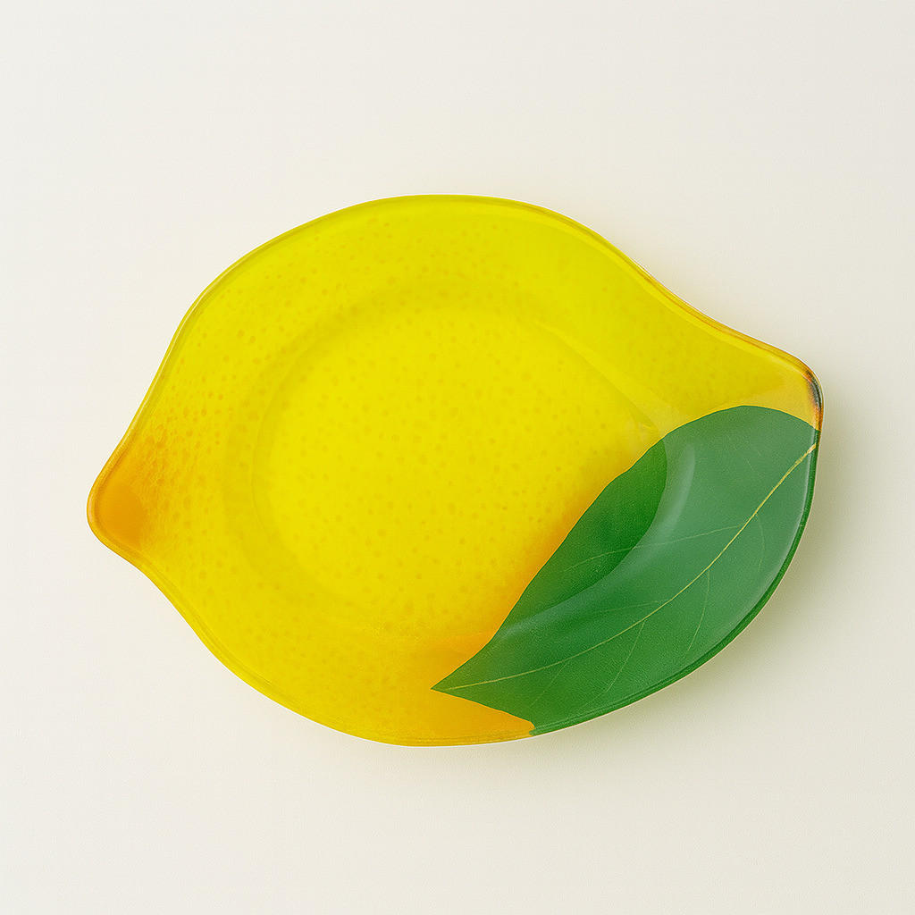 SERVIERPLATTE Aria Fresh Gelb 10x14x1,5 cm Glas - Gelb, Glas (14/1.5/10cm) - Mondex