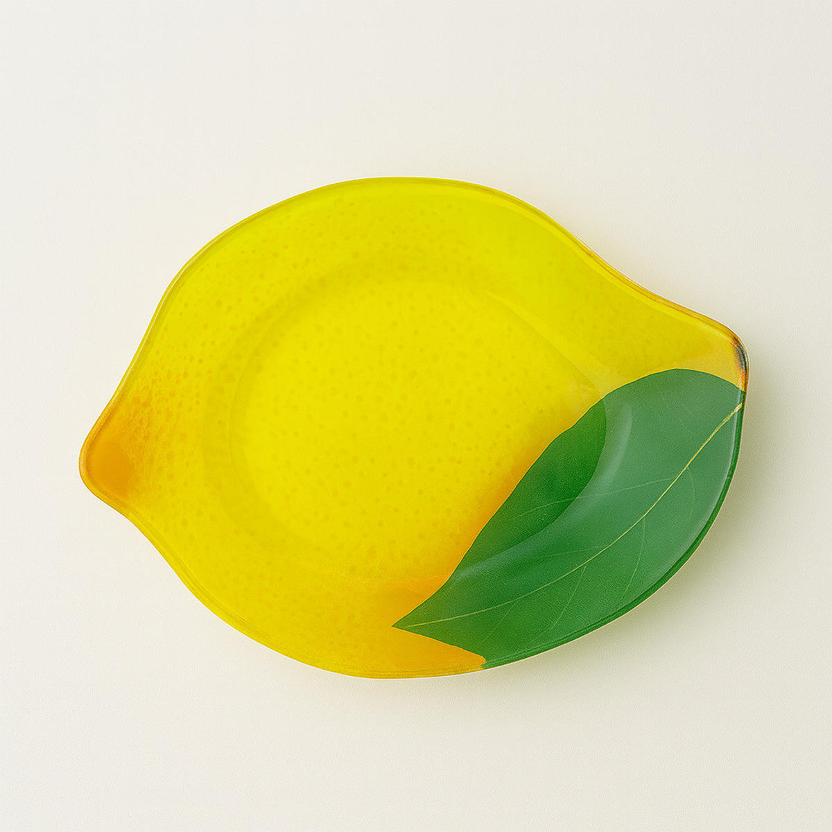 SERVIERPLATTE Aria Fresh Gelb 19,2x23xh2,5 cm Glas - Gelb, Glas (23/2.5/19.2cm) - Mondex