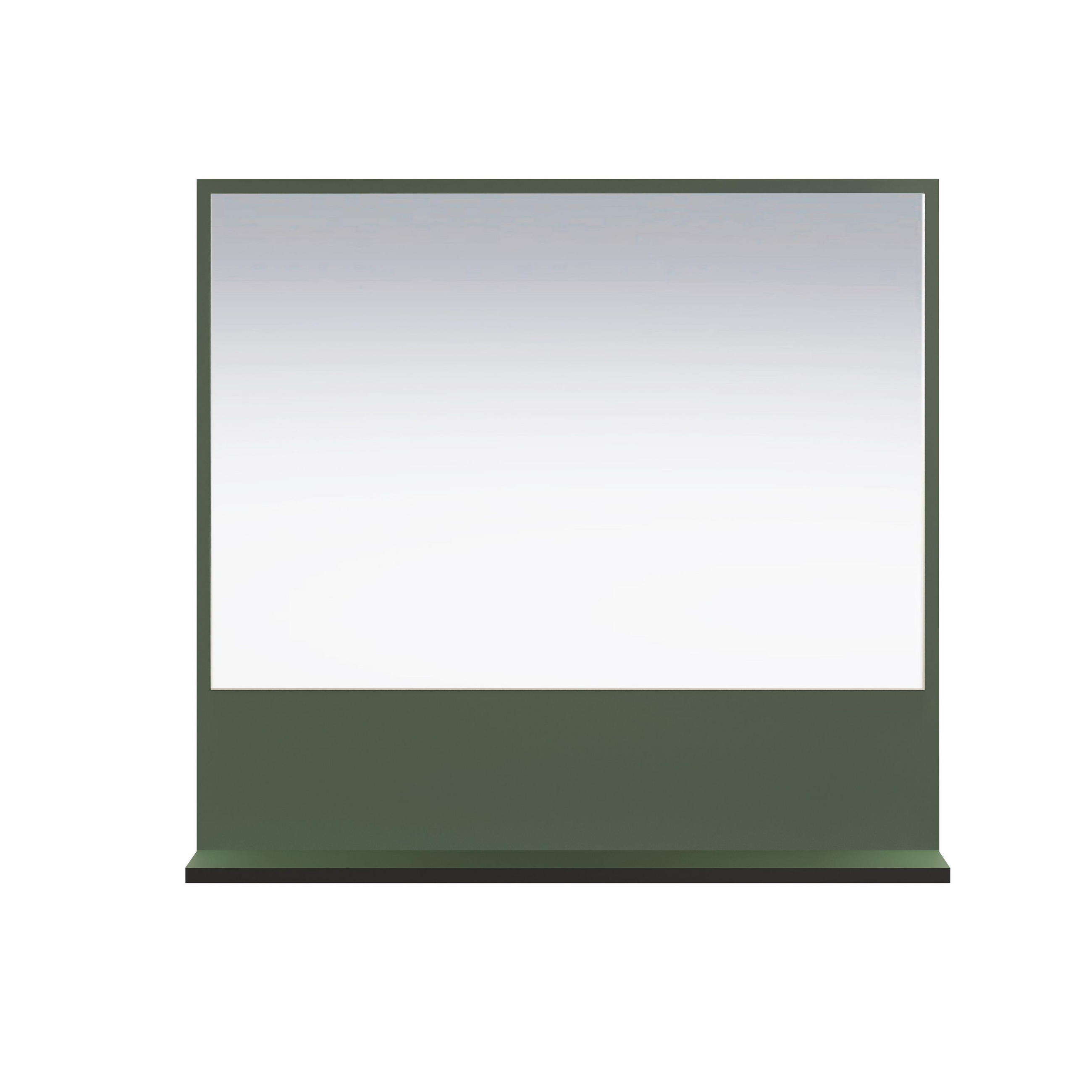 WANDSPIEGEL PureBliss Grün - Grün, Holzwerkstoff (80/74/14cm) - Trendteam