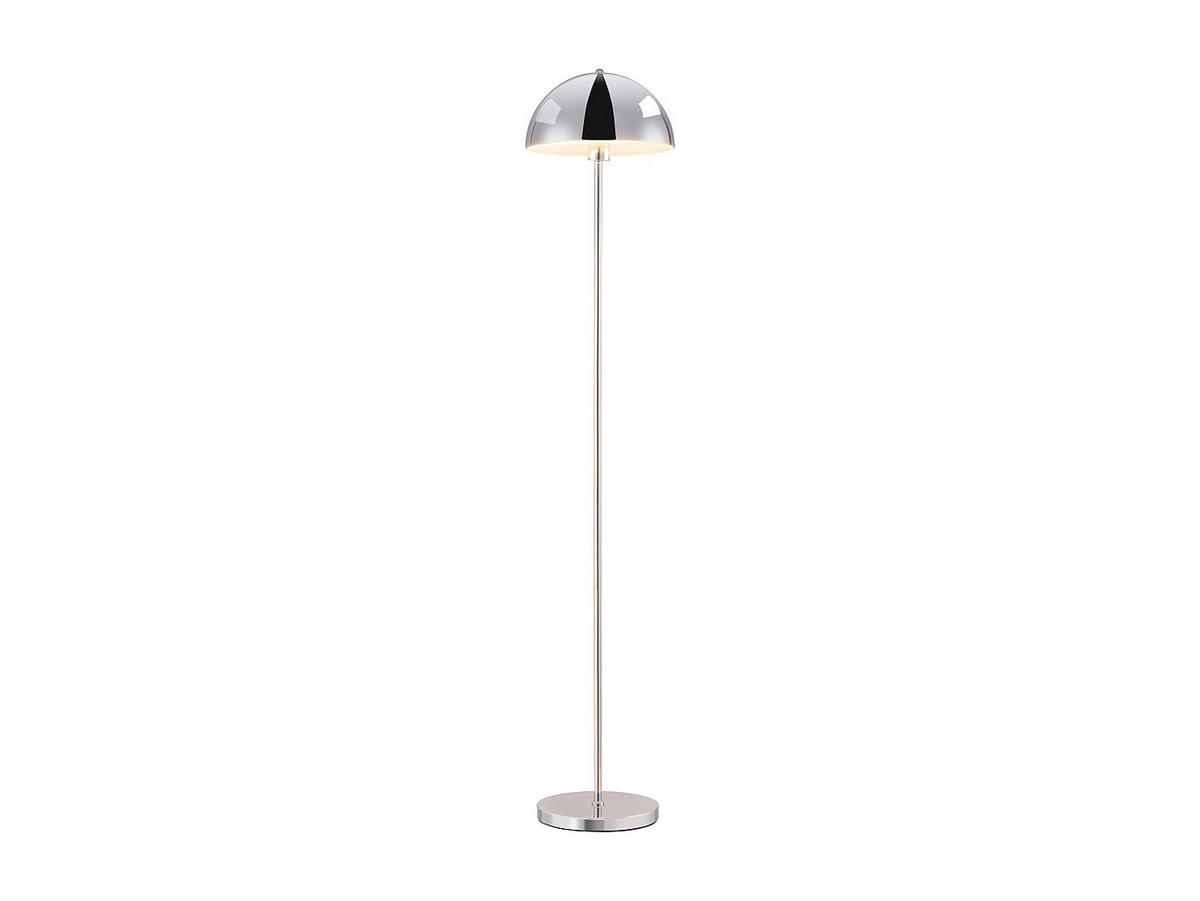STEHLAMPE - 30 cm x 30 cm - metall - silberfarben Ontario - Silberfarben, Metall (30/30/149cm) - Vente-Unique