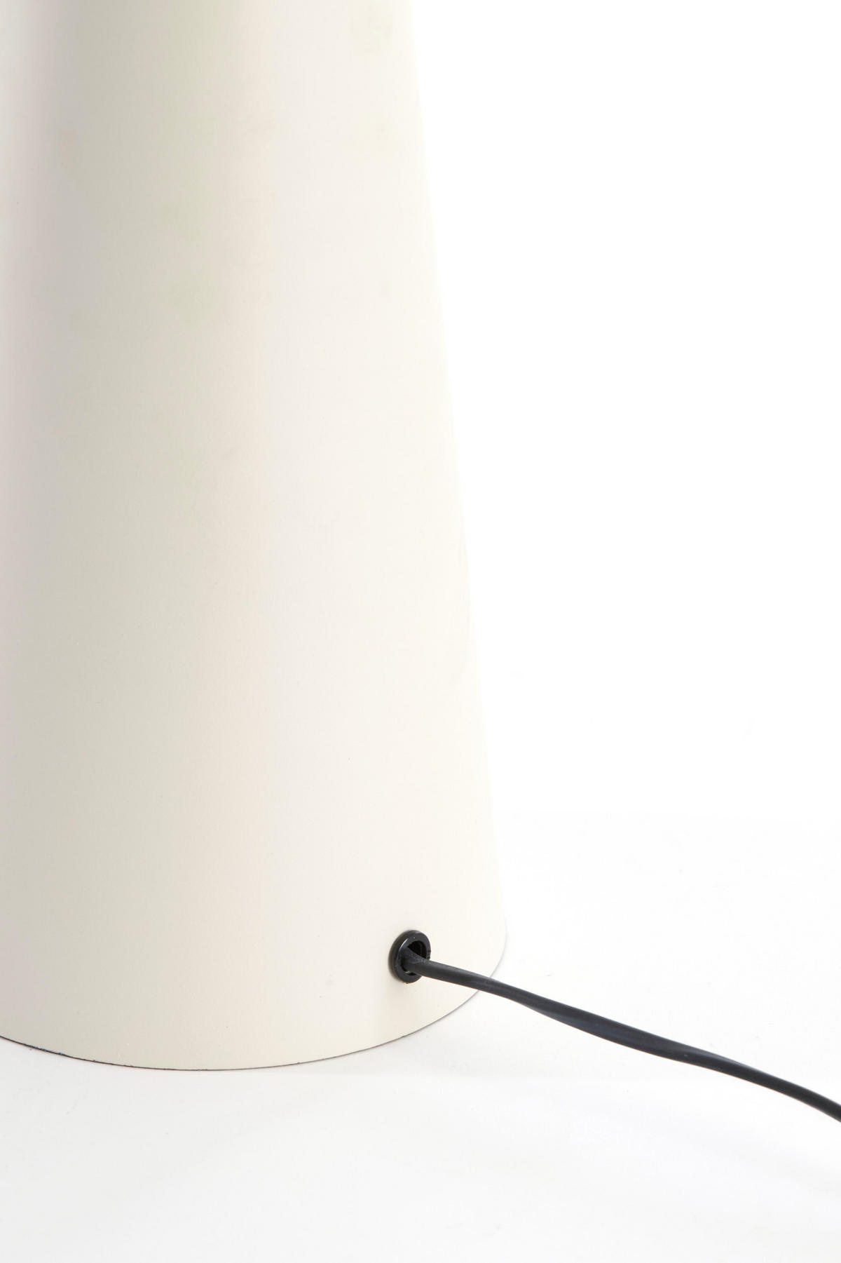 LAMPENFUSS Yelos Weiß Ø16,5/35 cm - Beige, Metall (16.5/16.5/35cm) - Light & Living