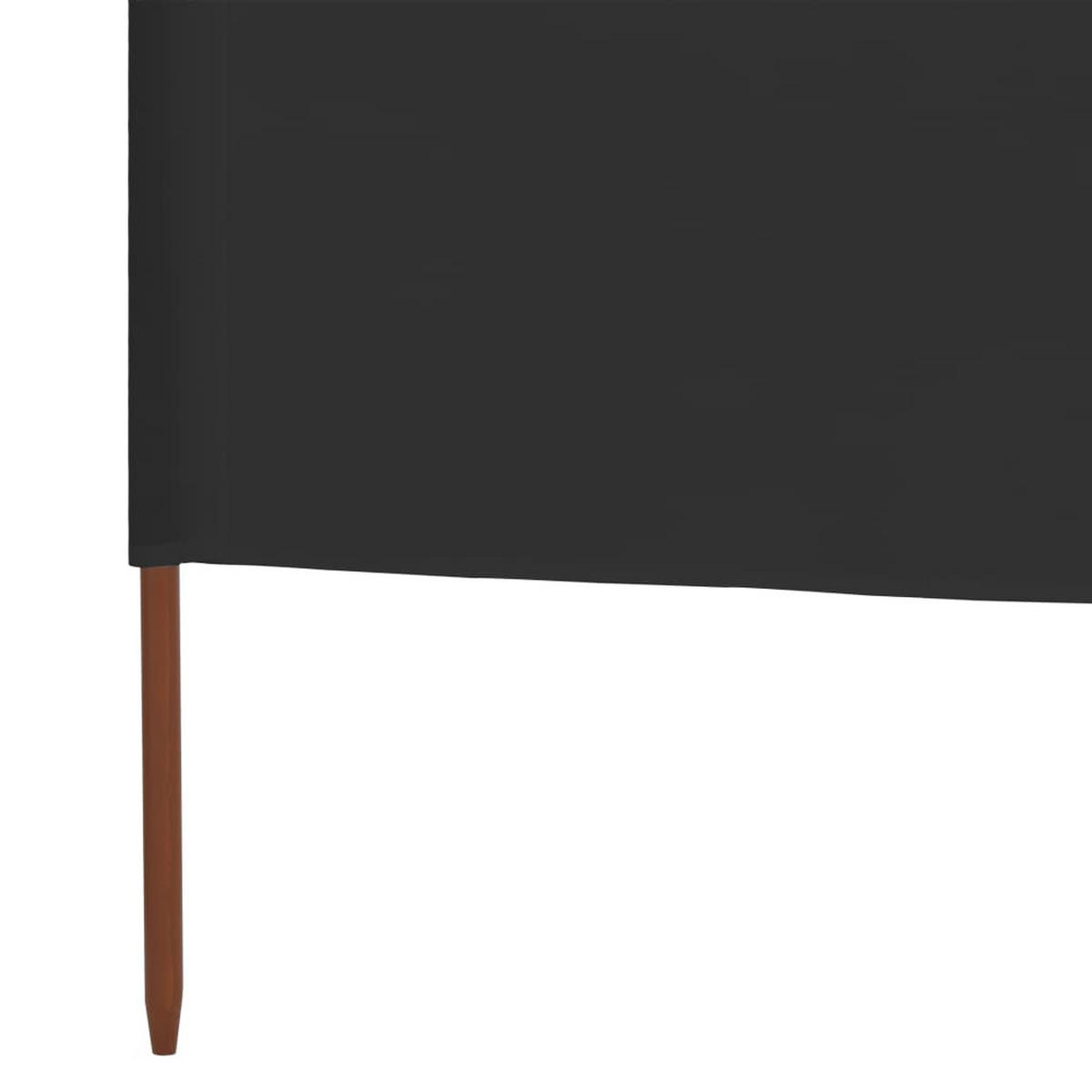 WINDSCHUTZGEWEBE 3Er Set 400/80 Cm Anthrazit - Anthrazit, Textil (400/80cm) - vidaXL