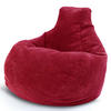 SITZSACK MIT RÜCKENLEHNE Cozy Cord - Rot, Textil (80/90/90cm) - Green Bean