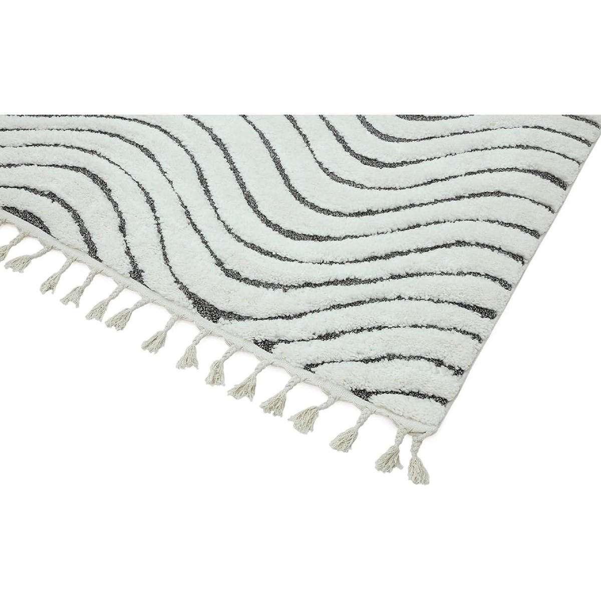 TEPPICH Moderner für Wohn- und Schlafzimmer RIDGE Grau 160 x 230 cm - Grau, Textil (160/230cm) - Novatrend