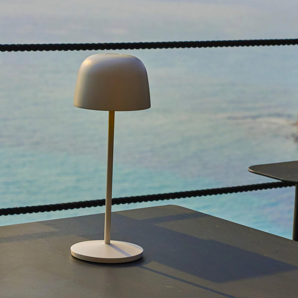 KABELLOSE SOPHIA weiß - Weiß, Metall (10.55/10.55/28cm) - Lumisky