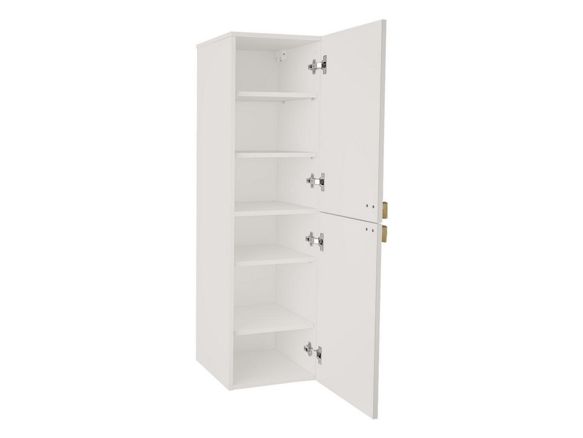 BADMÖBEL-SET Gariano III - Goldfarben/Weiß, Holzwerkstoff/Kunststoff (80/42/46cm) - MIRJAN24