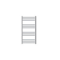 BADHEIZKÖRPER Sahara 500x800 mm Chrome gebogen mit Seitenanschluss - Chromfarben, Metall (50/80/5cm) - LuxeBath