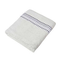 BADETUCH Geometric beige 100/150 cm - Beige, Textil (100/150cm) - Homescapes