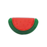 BEISSRING Wassermelone T1184 Silikon, Gefrierfach, Kühlschrank, Zahnungshilfe, Kühlbeißring - Grün, Kunststoff (11/6cm) - Moni