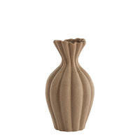 VASE Sillian Braun Ø21,5/40,5 cm - Braun, Keramik (40.5cm) - Light & Living