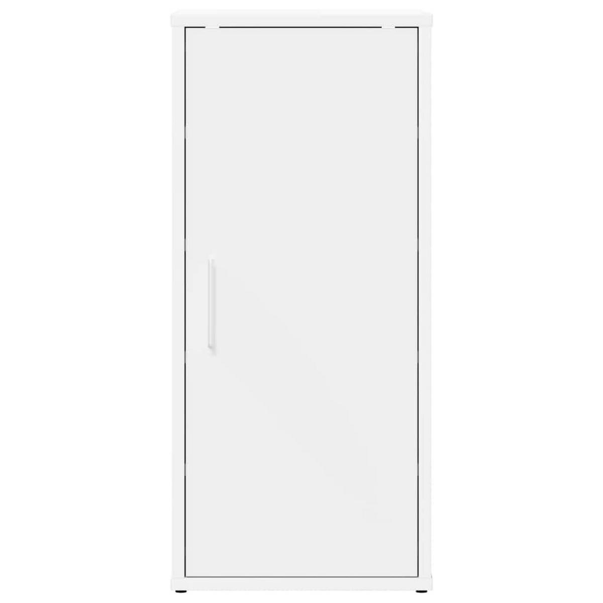 SCHUHSCHRANK Weiß 32x35x70 cm Holzwerkstoff - Weiß, Holzwerkstoff (35/70/32cm) - furnicato