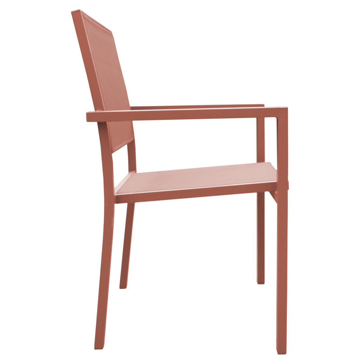 GARTENSTÜHLE Terracotta 4er-Set - Orange, Kunststoff (57/89.5/56.5cm) - Happy Garden