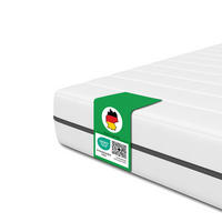 MATRATZE 90x190 15cm Höhe – H2 H3 Wendematratze – 7-Zonen Kaltschaummatratze – waschbarer Bezug - Weiß, Textil (90/190cm) - Schlaftroll