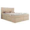 BOXBETT Everest - Beige/Schwarz, Holzwerkstoff/Kunststoff (180/200cm) - MIRJAN24