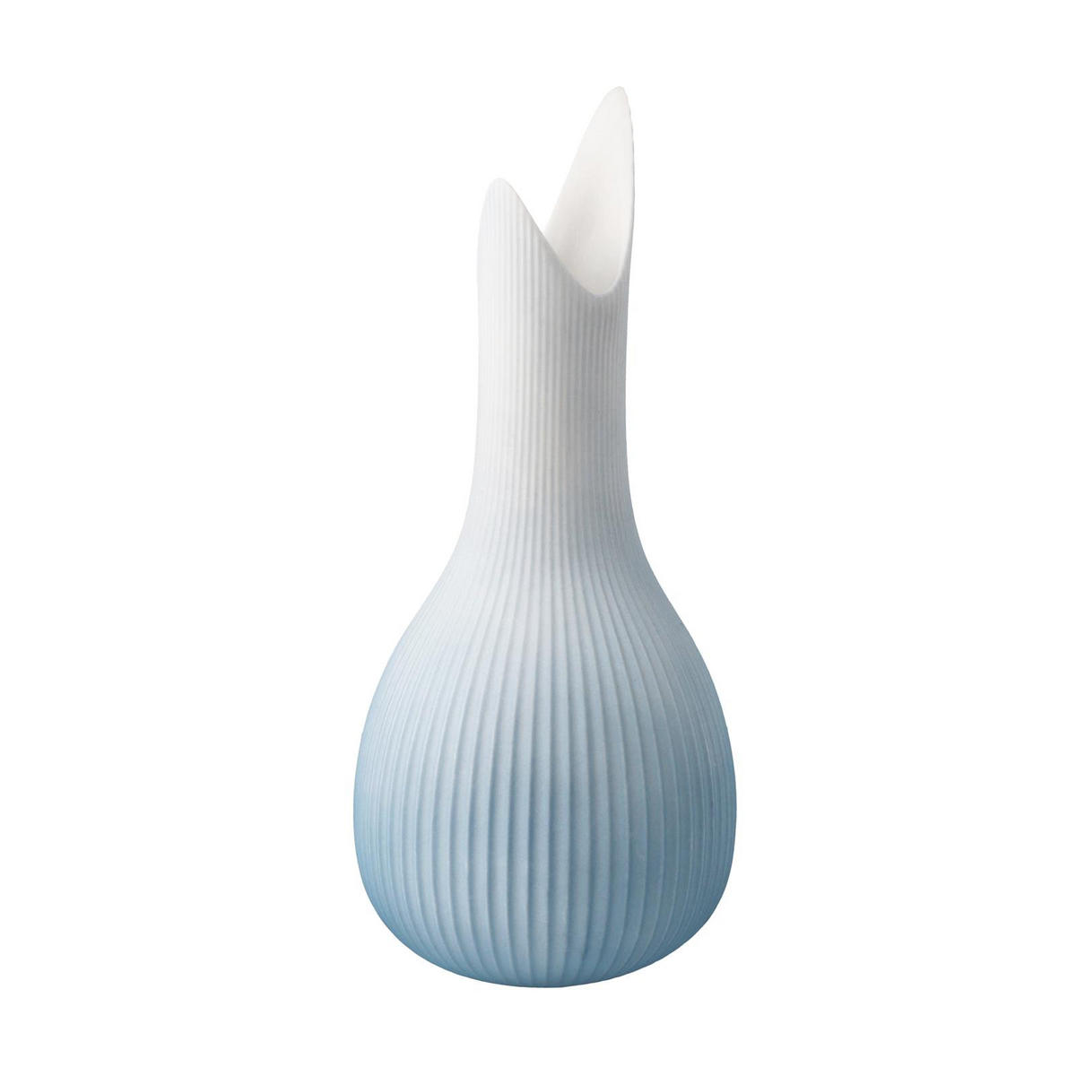 VASE Studio 8 Raindrop Ice blau 25 cm - Blau, Keramik (25cm) - Goebel