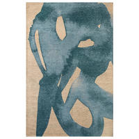 TEPPICH modern Flachgewebe YOYO Blau 240 x 340 cm - Blau, Textil (240/340cm) - Novatrend