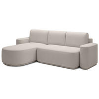 ECKSOFA RUMA - Creme (Amore 01) - Creme, Holzwerkstoff (285/180cm) - Möblo