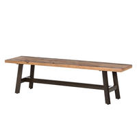 SITZBANK - Pinie massiv - Braun, Holz (170/45/40cm) - home24