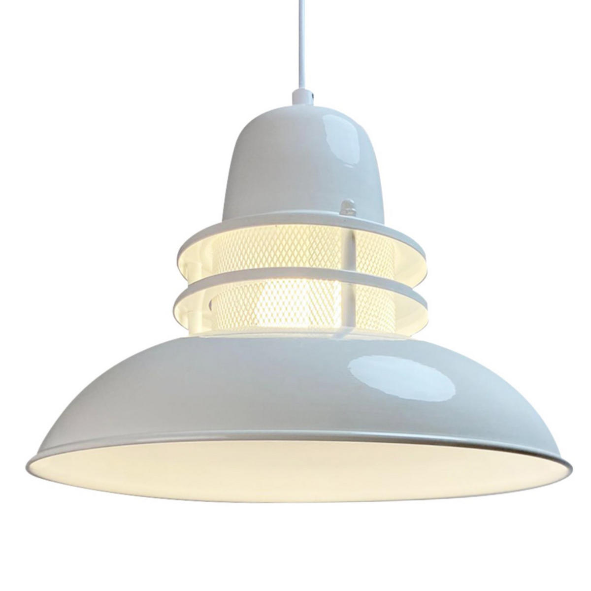 PENDELLEUCHTE Torch - Weiß, Metall (24/34/24cm) - Bamyum