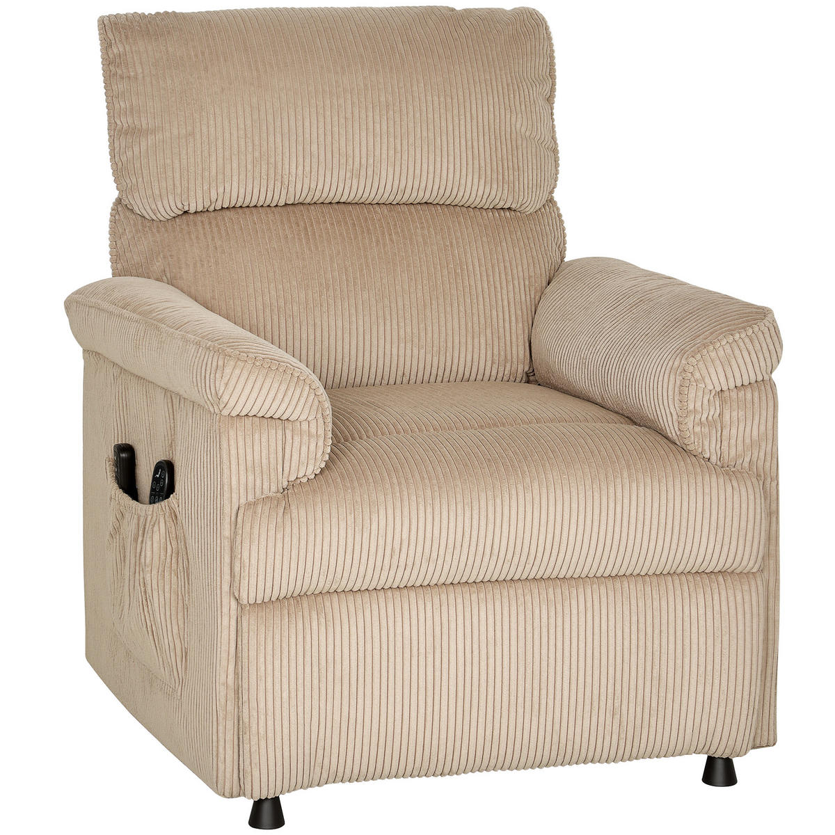 MASSAGESESSEL DE-06385 leiser Motor, Memory-Funktion, 150° neigbar, USB Braun - Braun, Textil/Metall (86/105/94cm) - ComfortXL