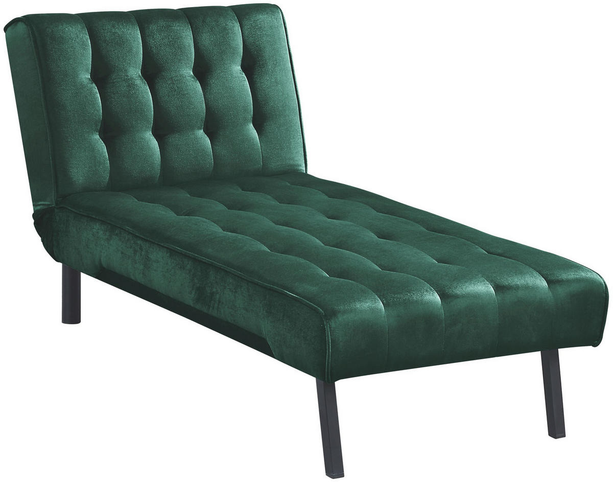 RELAXLIEGE Pierre Samt Grün - Grün, Textil (76/82/178cm) - ATLANTIC home collection