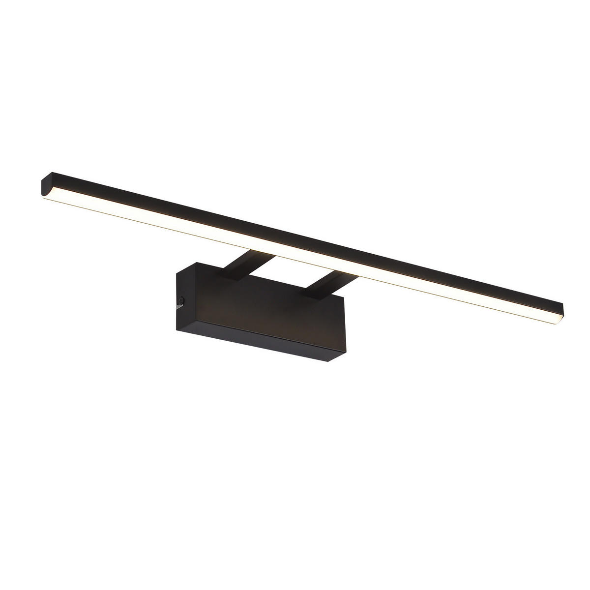 SPIEGELLEUCHTE Schimmeron 6.0/13.5/60.0 cm - Schwarz, Kunststoff (6/13.5/60cm) - ZMH