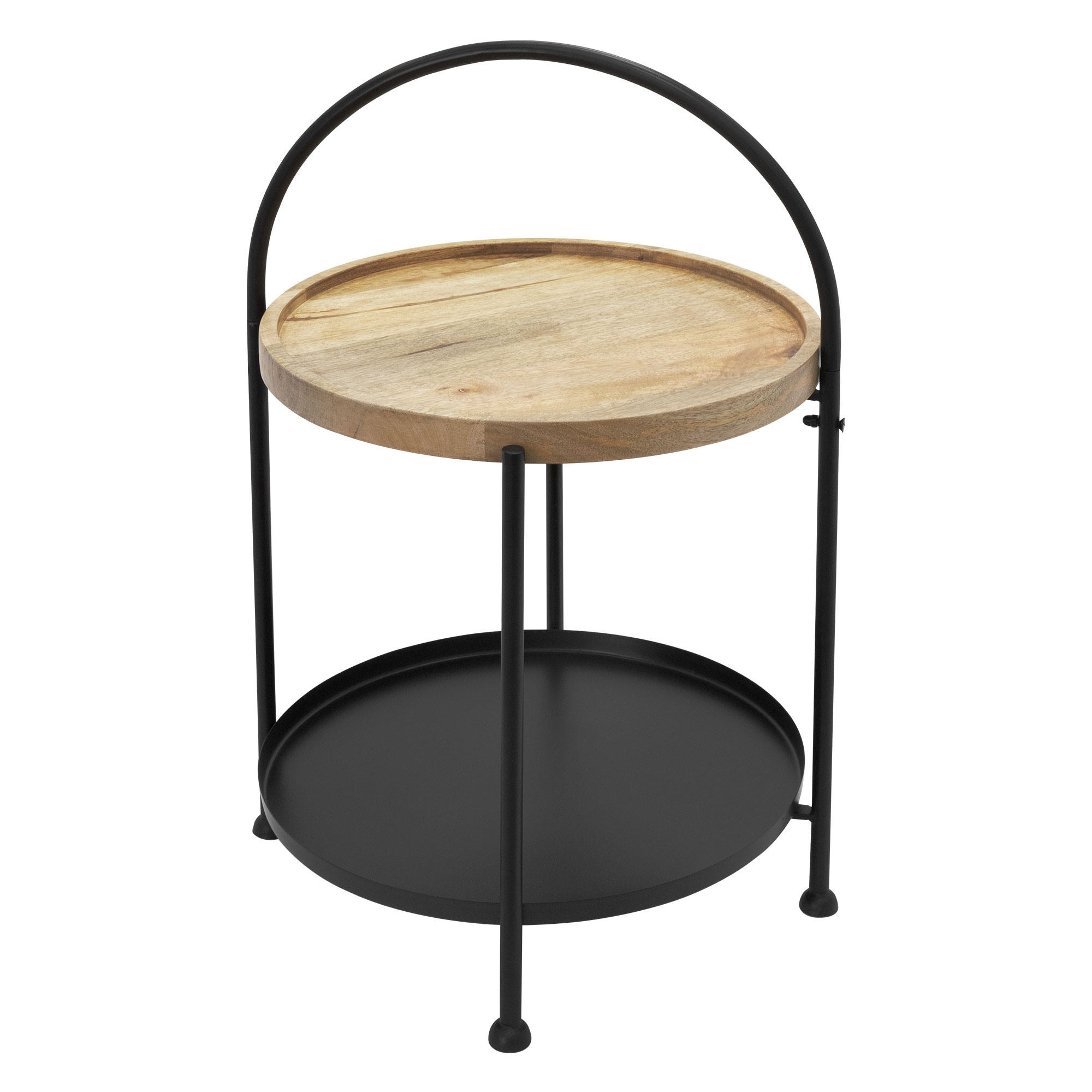 BEISTELLTISCH - Braun, Holz (38/38/55cm) - ECD-Germany