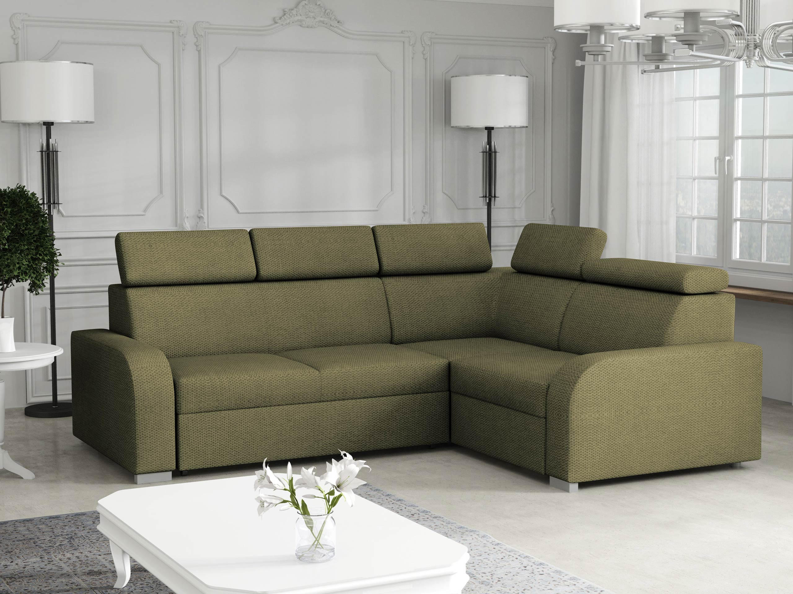 Thumbnail - Mirjan24 Ecksofa, Grün, Textil, L-Form,L-Form, 250x200 cm, Wohnzimmer, Sofas & Couches, Wohnlandschaften, Ecksofas