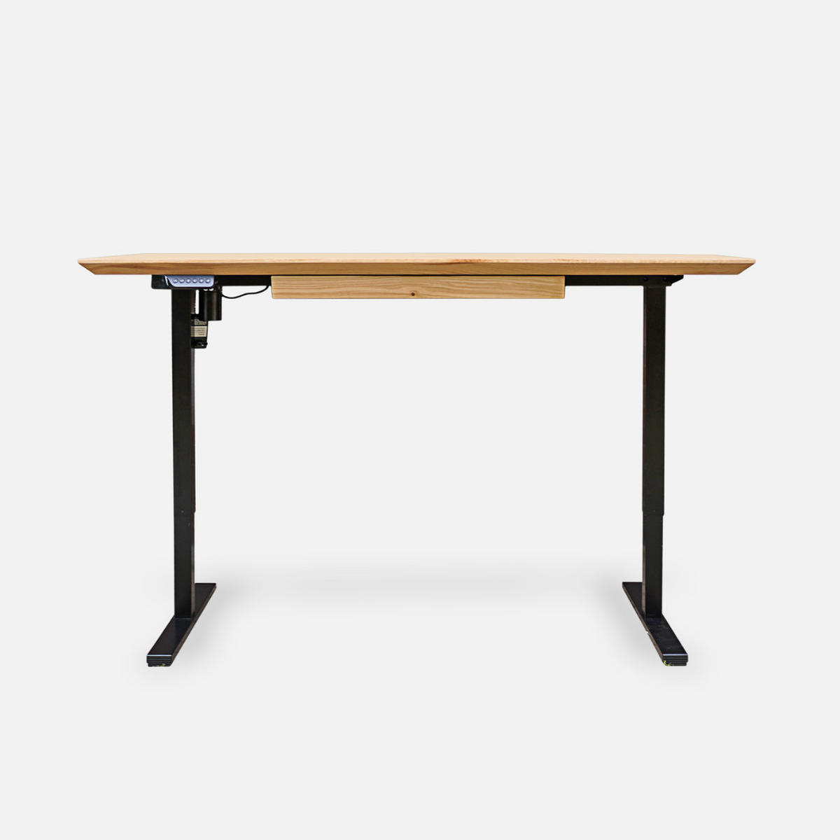 SCHREIBTISCH Höhenverstellbarer aus Holz COLIN - Eichefarben, Holz (80/150/75cm) - Rawood Furniture