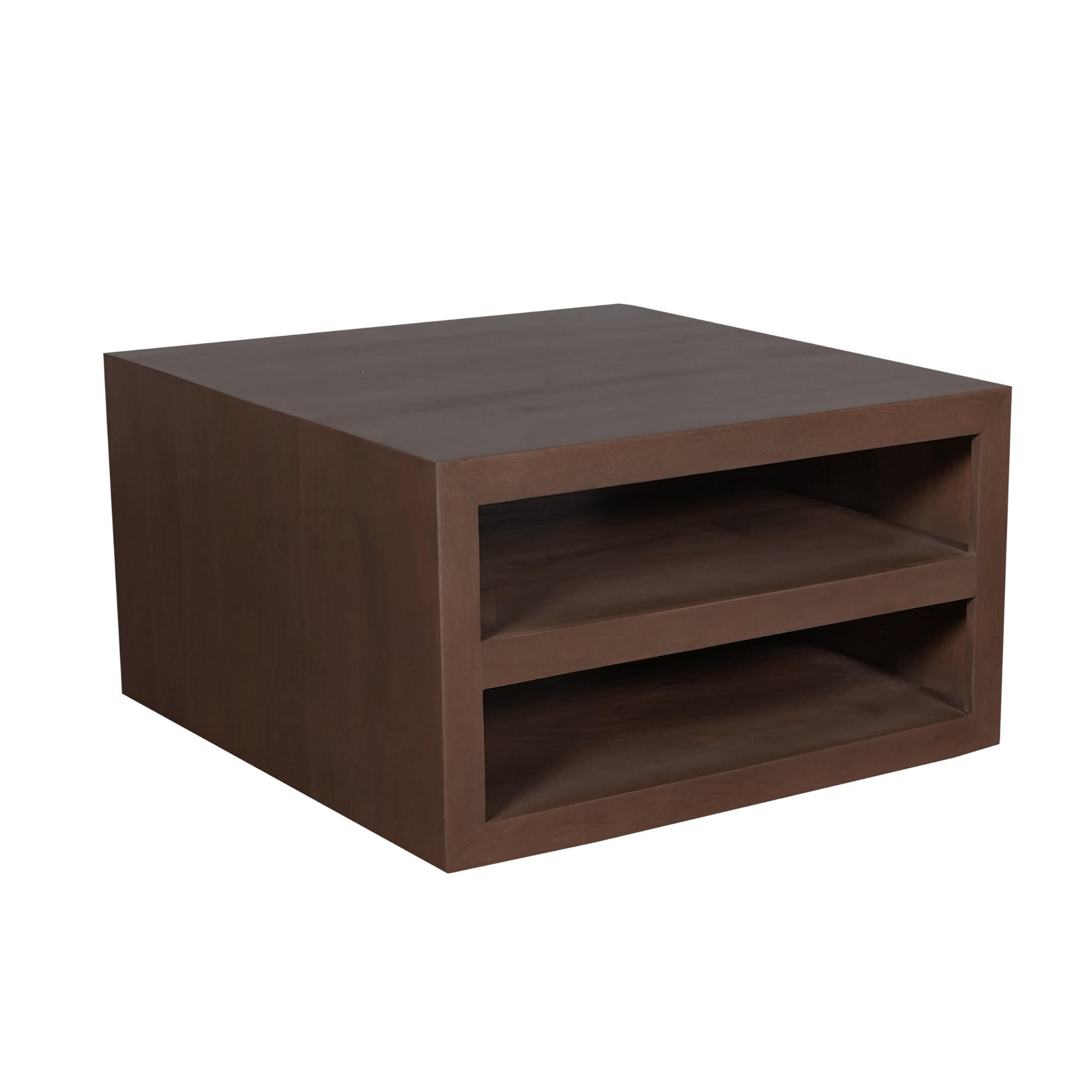Starfurn Couchtisch Dunkelbraun 80x40x80 cm