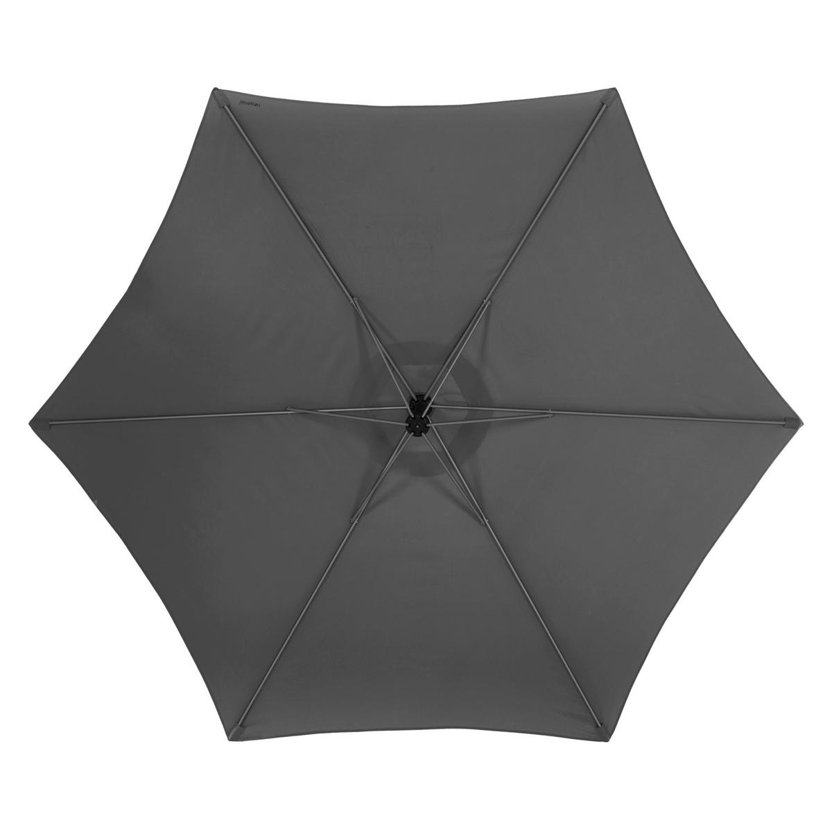 GARTENSCHIRM Manoa 300 cm - Anthrazit, Metall (292/306cm)
