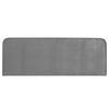 KOPFTEIL NOVARE 160X190 CM - Grau, Textil (160/58/6cm) - IDIMEX