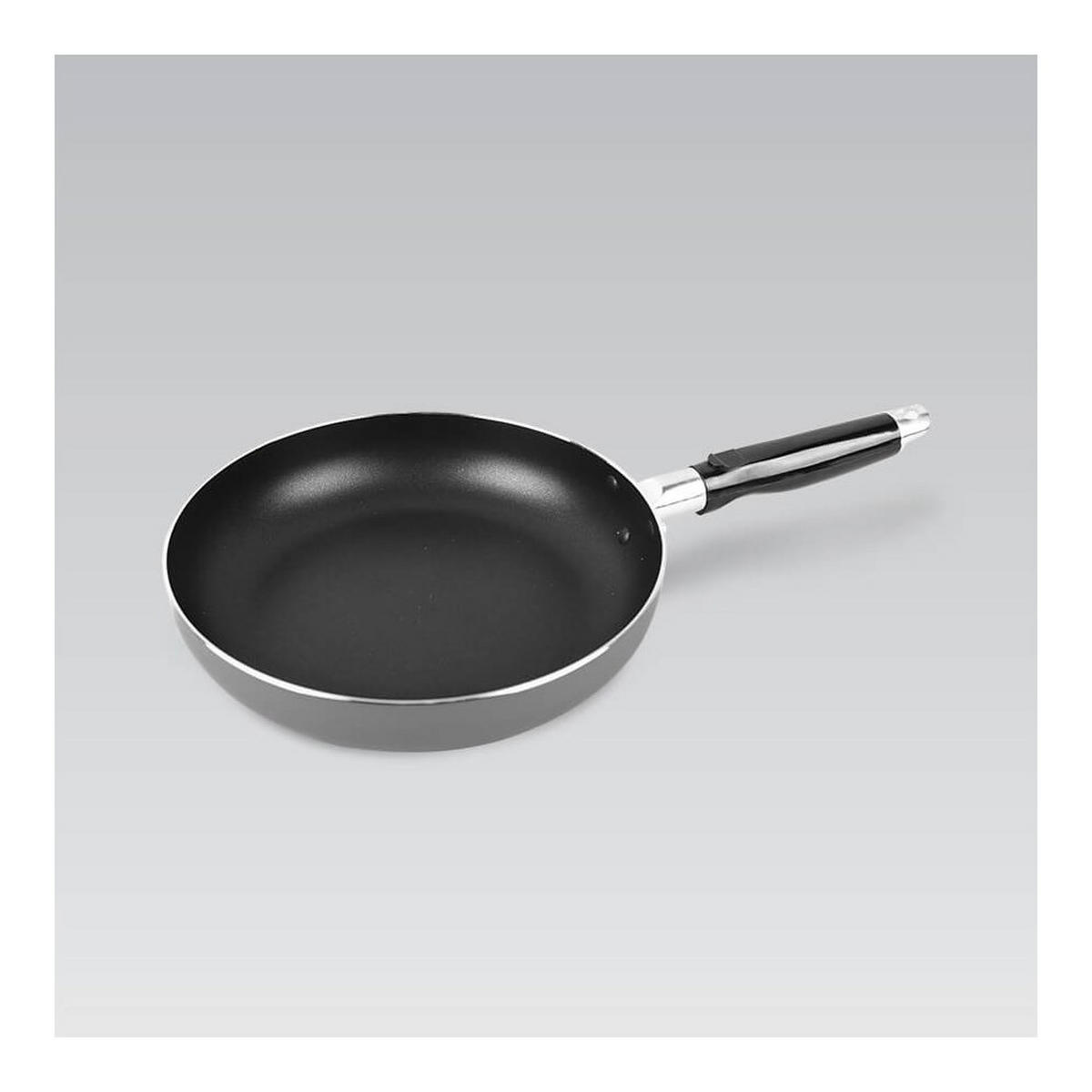 PFANNE Schwarz 47/28/6 cm MR120028 - Schwarz, Metall (28cm) - Maestro 
