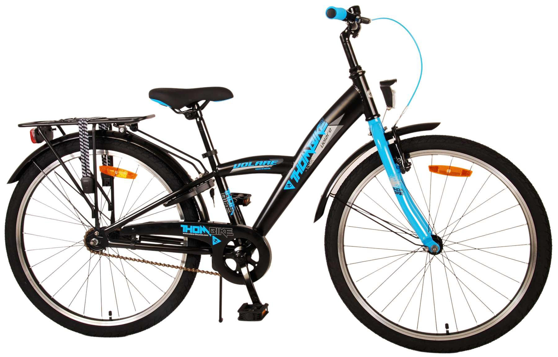 KINDERFAHRRAD Thornbike - Jungen - Rücktritt + Handbremse - 24 Zoll - Blau - Blau, Metall (61cm) - TPFSports