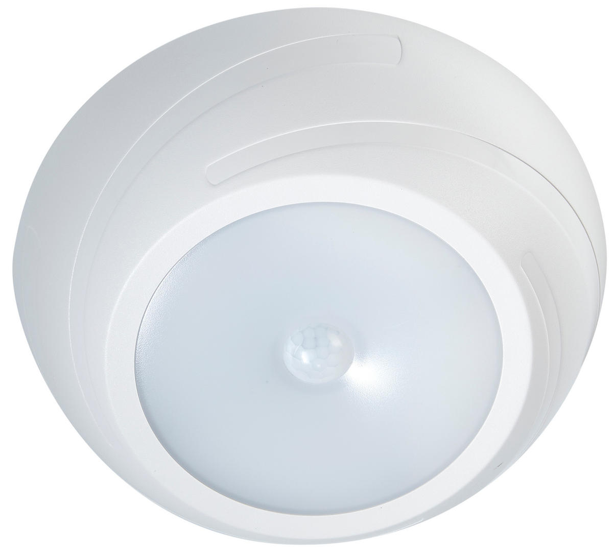 LED-SENSORLEUCHTE - warmweiß mit Bewegungsmelder und Dämmerungssensor für Wand- und Deckenmontage - Weiß, Kunststoff (19/19/5.5cm) - Northpoint