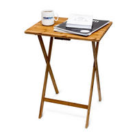 BEISTELLTISCH - Hellbraun, Holz (38.5/48/63cm) - Relaxdays
