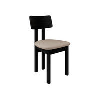 ESSZIMMERSTUHL Divo II - Beige/Schwarz, Holz/Textil (47/85/48cm) - MIRJAN24