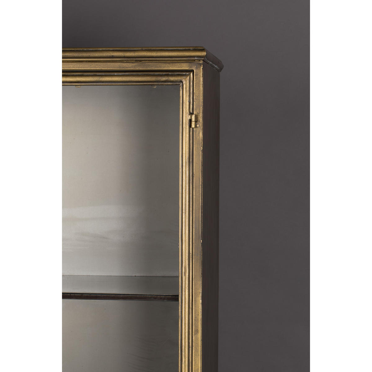 AUFBEWAHRUNGSSCHRANK Gertlush Metall Gold - Goldfarben, Metall (63.5/184/41.5cm) - Dutchbone
