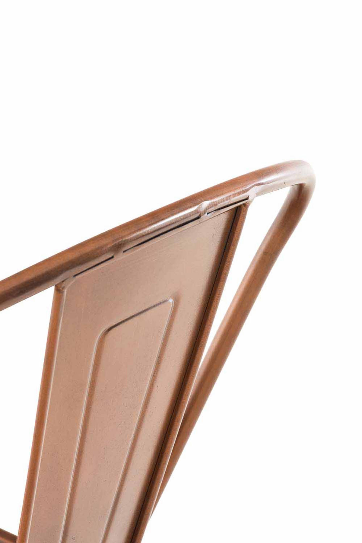 BARHOCKER Chenna Metall Kupfer - Kupferfarben, Metall (44/115/52cm) - DELUKE