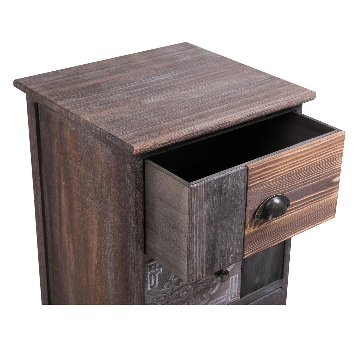 KOMMODE MARA - Graubraun, Holz (40/84/37cm) - CARO-Möbel