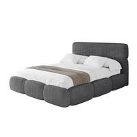 POLSTERBETT mit Bettkasten und Lattenrost, Bett mit Matratze H3/H4 - ELVA 120x200 Dunkelgrau - Anthrazit, Holzwerkstoff/Textil (120/200cm) - ALTDECOR