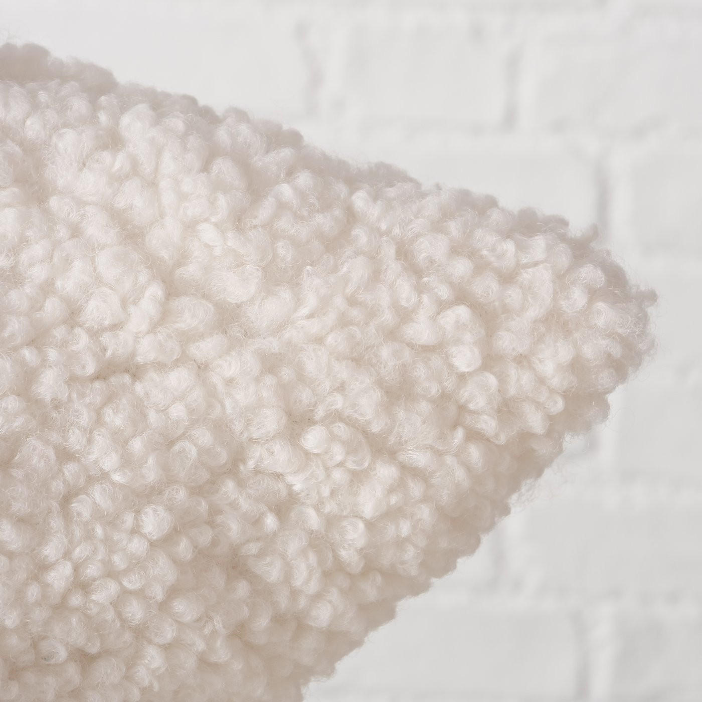 KISSEN Liora - Weiß, Textil (38cm) - Boltze Home