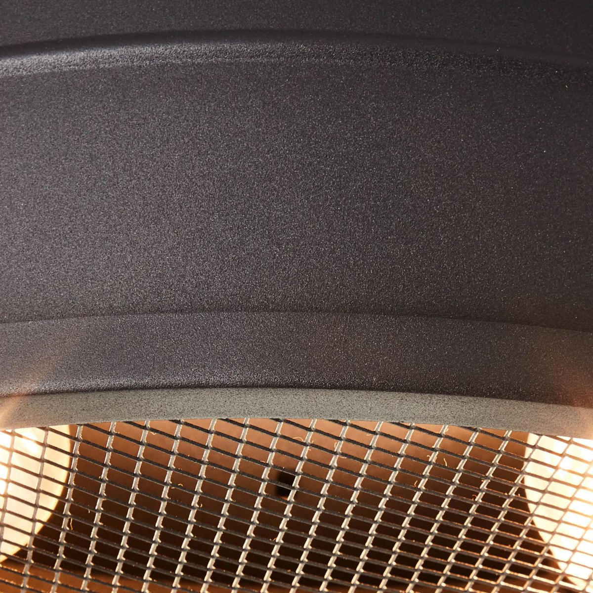 DECKENLEUCHTE Zois HK19238S76 - Schwarz, Metall (42/42/9cm) - Brilliant