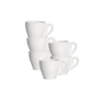 ESPRESSOTASSEN Bari weiß 90 ml 6er Set - Weiß, Keramik (0.09L) - Ritzenhoff Breker