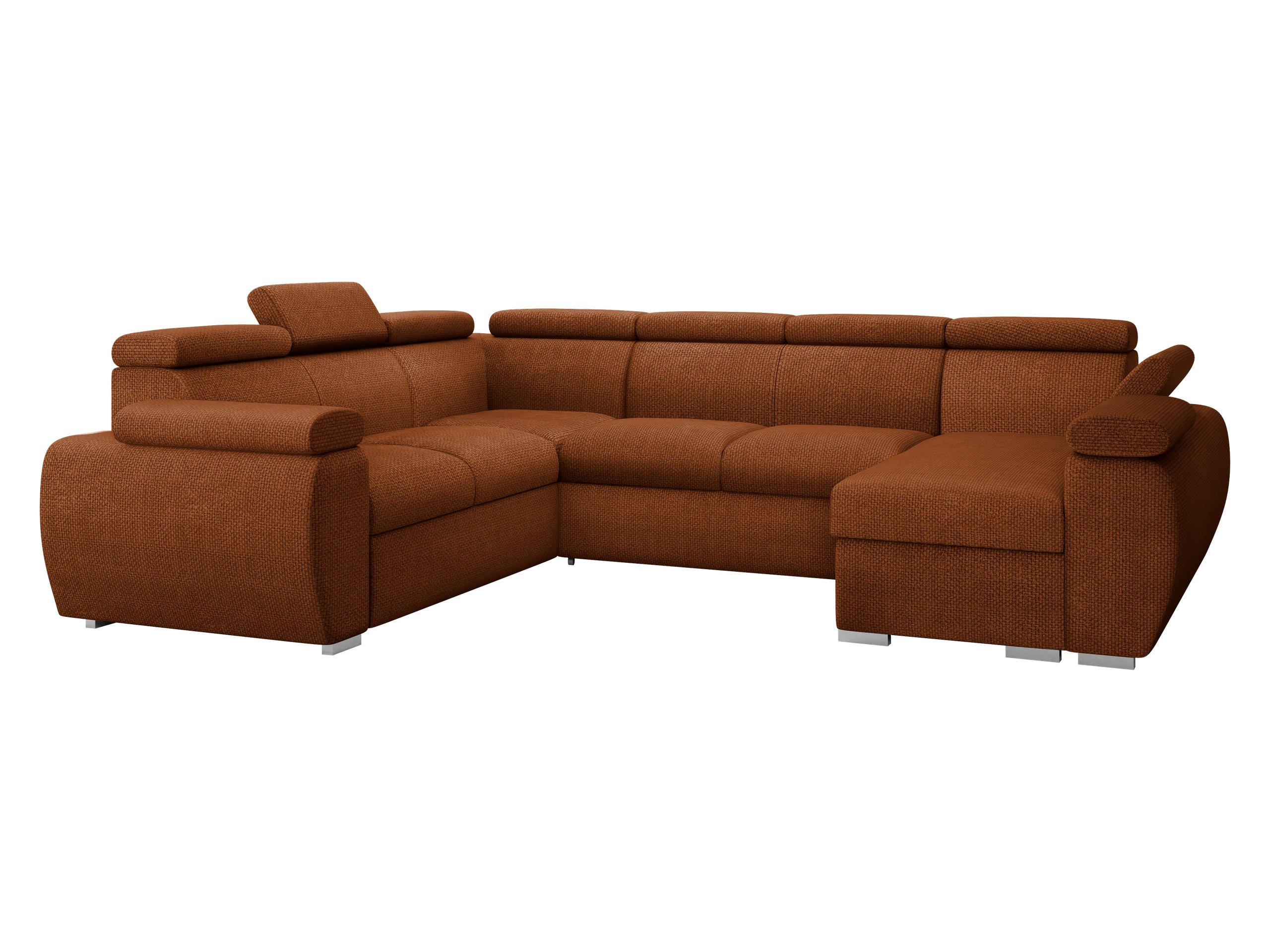 Mirjan24 Wohnlandschaft Bronze 260x98x325 cm