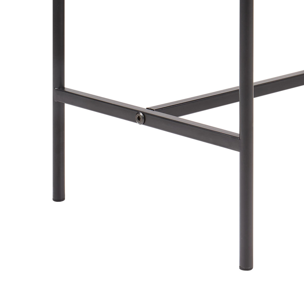NACHTTISCH Schwarz Coventry - Schwarz, Holzwerkstoff (48/59/32cm) - Beliani