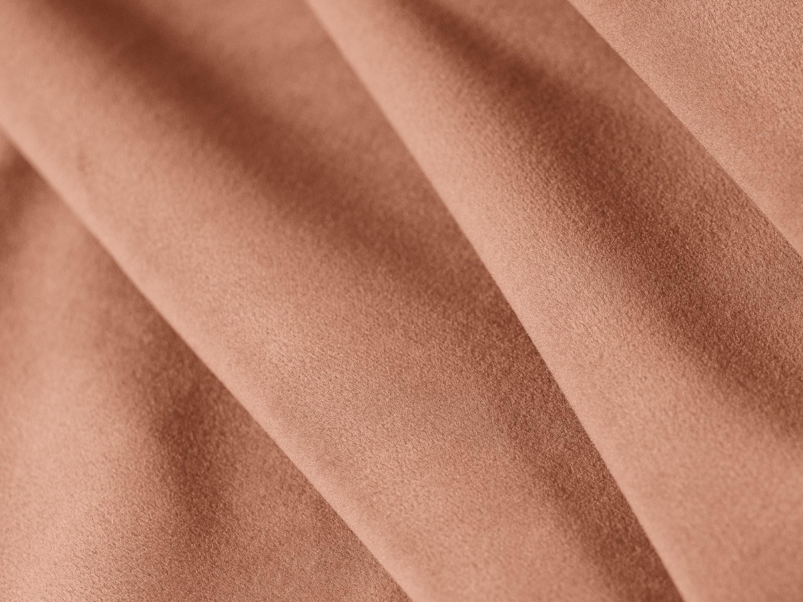ECKSOFA rechts Ruby aus Samt rosa 5 Sitzplätze - Pink, Textil (180/366cm) - Micadoni