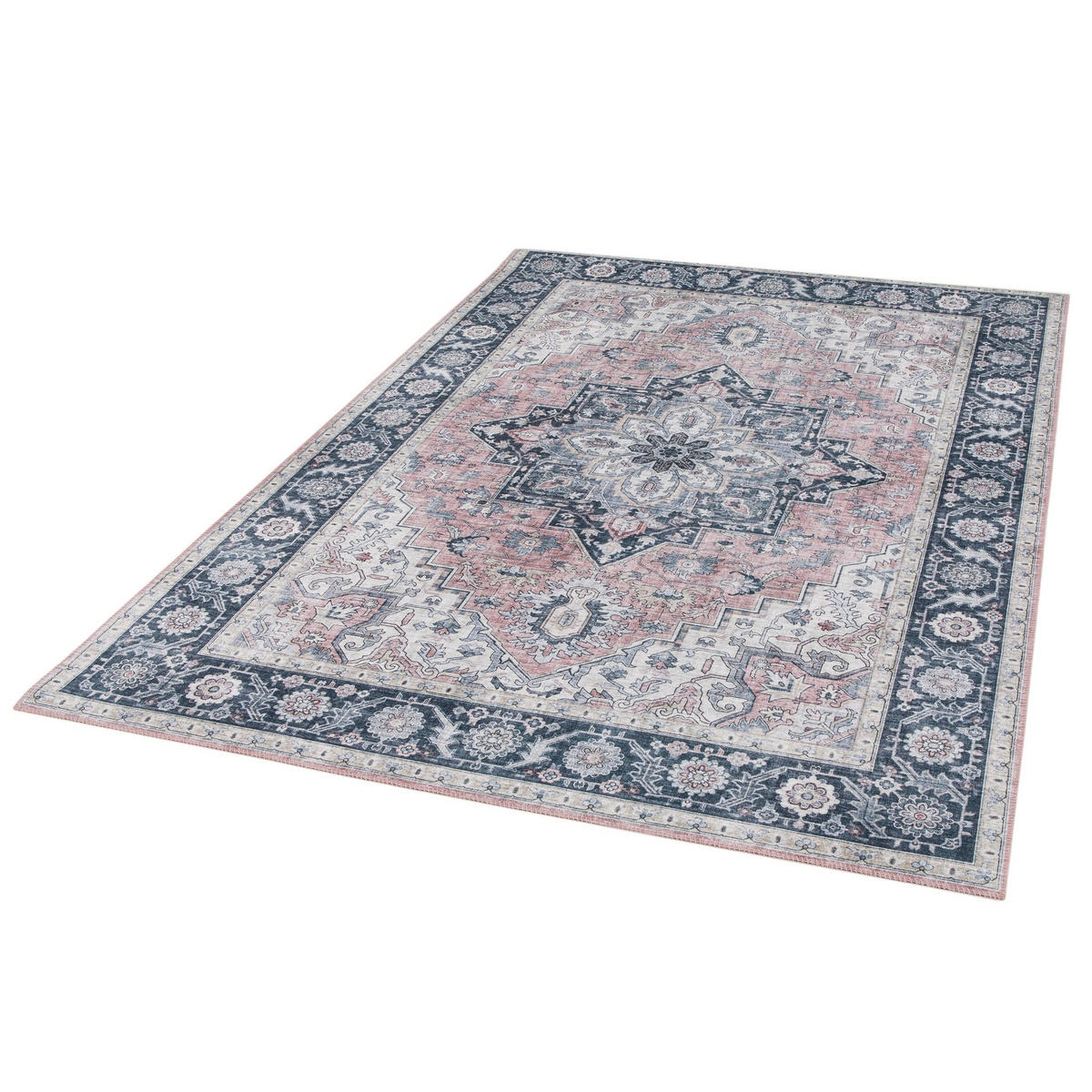 TEPPICH mit englischer Nahtverarbeitung grau - Grau, Textil (160/230cm) - AFK Living