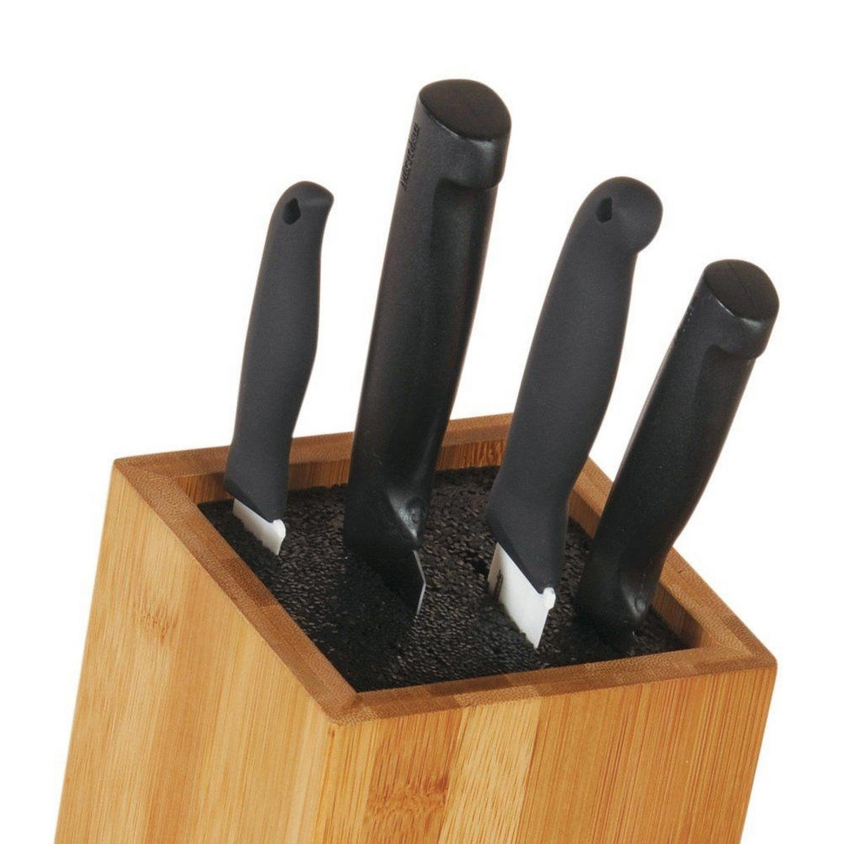 MESSERBLOCK Bambus Borsteneinsatz Natur - Naturfarben, Holz (11.5/24.5/17cm) - Orion 