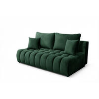 SCHLAFSOFA Nina - Grün, Holzwerkstoff/Textil (200/96/107cm) - Fun Möbel